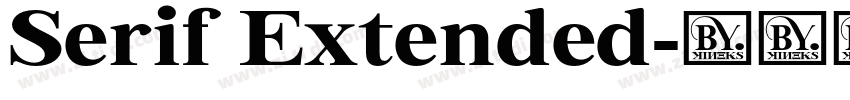 Serif Extended字体转换 Serif Extended字体转换